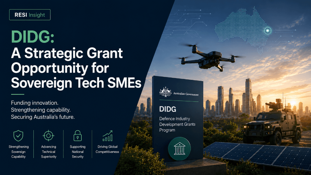 RESI Continues to Monitor Sovereign Technology Policy Developments: Why DIDG Deserves Serious Consideration from Security and High-Precision Technology Businesses